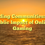 Building Communities: The Public Impact of Online Gaming
