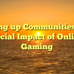 Setting up Communities: The Social Impact of Online Gaming